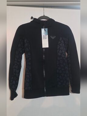 Roxy Womens Swell 1.0mm Paddle Jacket Black Size 4 (XS) NWT